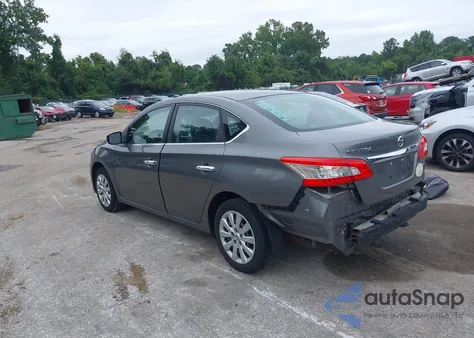 2015 Nissan Sentra S from USA, damaged, VIN 3N1AB7AP1FY305186